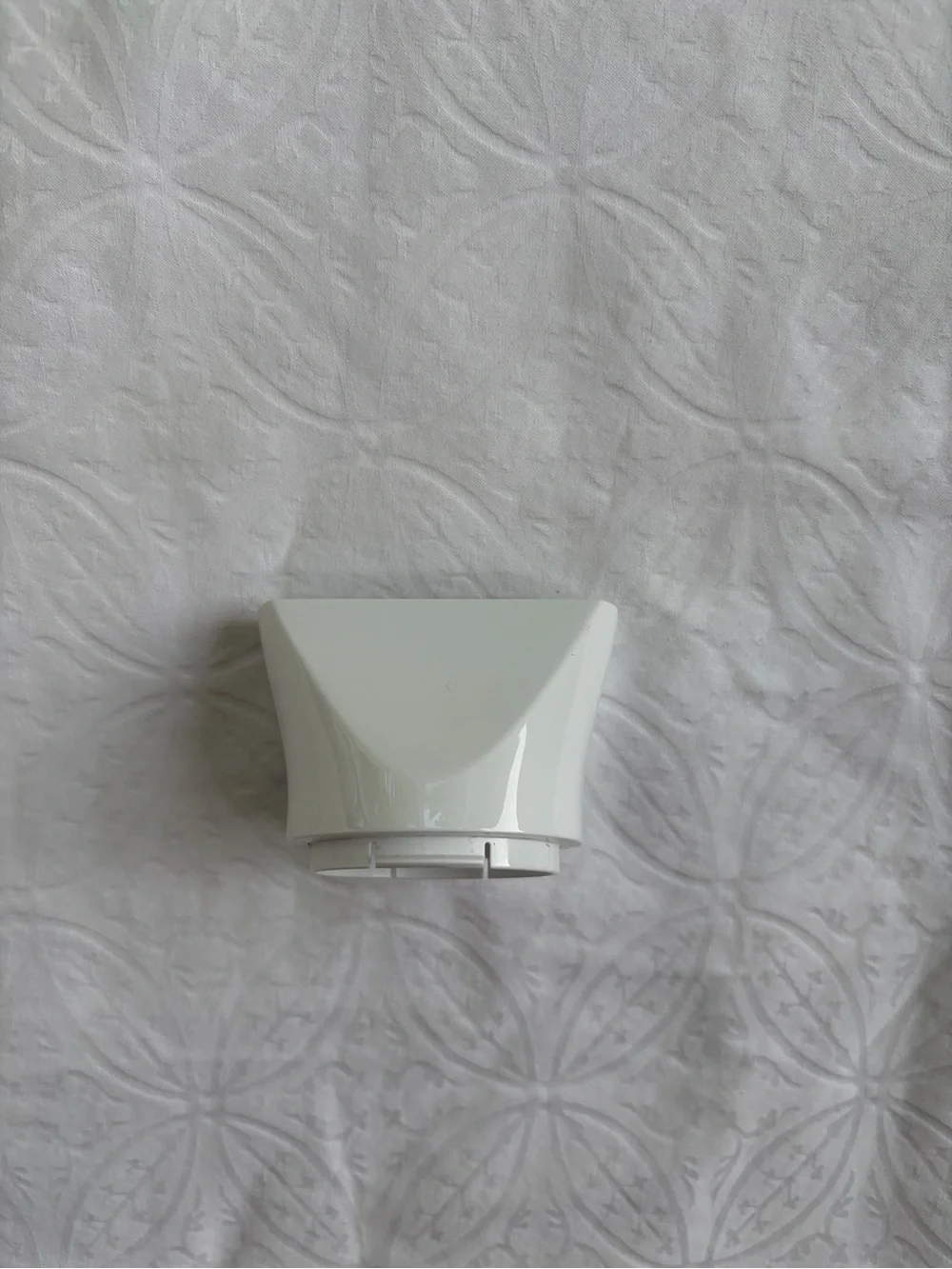 T3 Featherweight Compact Folding Hair Dryer in White with Rose Gold Accents